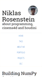 Mobile Screenshot of niklasrosenstein.com